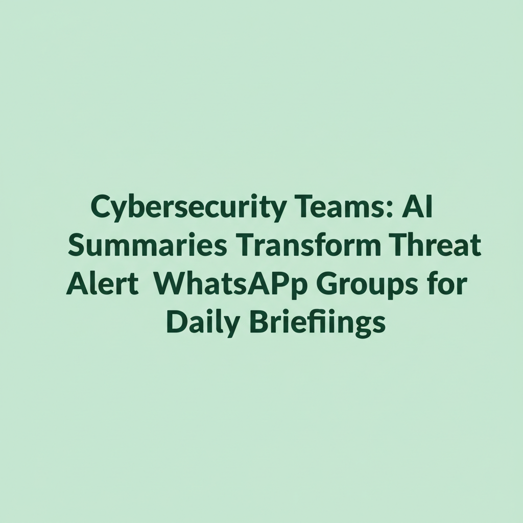 GistGem: WhatsApp Group Chat Summarizer with AI